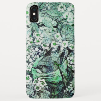 BIRD NEST, BAUWEISSE GRÜNE FRÜHSTÜCKSBLUMEN Case-Mate iPhone HÜLLE