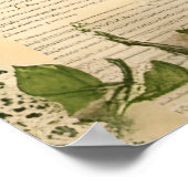 Bird Nest Doll Collage Poster (Ecke)