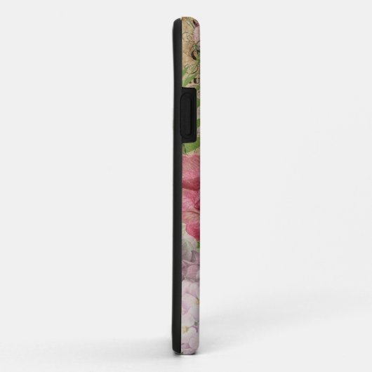 Bird Nest Floral Garden Blume Butterfly Art Case-Mate iPhone Hülle (Hinten/Rechts)