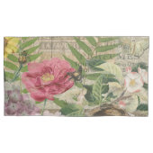 Bird Nest Floral Garden Blume Butterfly Art Kissenbezug (Vorderseite-Links)