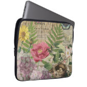 Bird Nest Floral Garden Blume Butterfly Art Laptopschutzhülle (Vorne Rechts)