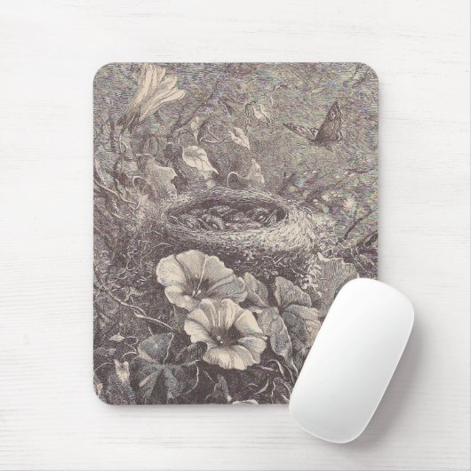 Bird Nest Mousepad (Mit Mouse)