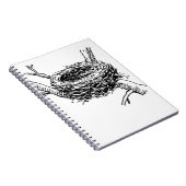 Bird Nest Notizblock (Rechte Seite)