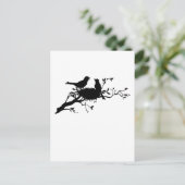 Bird Nest Postkarte (Stehend Vorderseite)