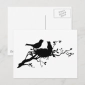 Bird Nest Postkarte (Vorne/Hinten)