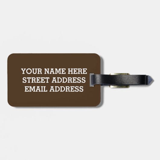 BIRD O'Clock Gepäckanhänger (Rückseite horizontal)