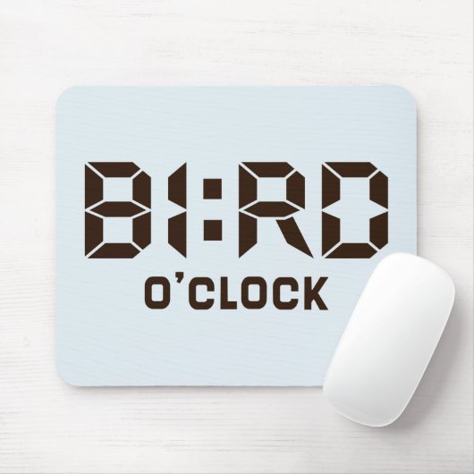 BIRD O'Clock Mousepad (Mit Mouse)