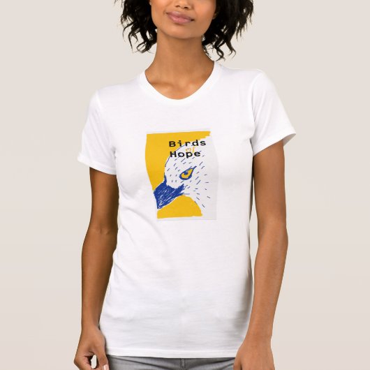 bird of hope/blue bill2 T-Shirt (Vorderseite)