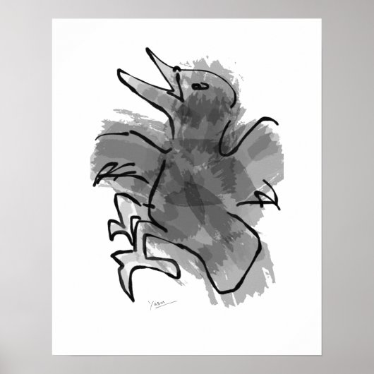 bird of hope_crow4 poster (Vorne)