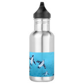bird of hope/penguin2 edelstahlflasche (Rechts)