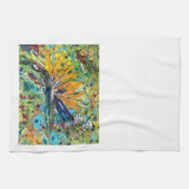 Bird of Paradise Abstrakt Teetuch Geschirrtuch (Horizontal)
