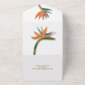 Bird of Paradise All In One Einladung (Außenbereich)