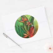Bird of Paradise Art Aufkleber (Umschlag)