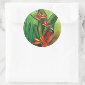 Bird of Paradise Art Aufkleber (Tasche)