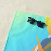 Bird of Paradise Beach Handtuch (Beispiel)