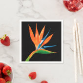 Bird of Paradise Black Serviette (Beispiel)