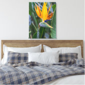 Bird of Paradise Blume Blick Leinwand drucksvoll (Insitu (Schlafzimmer))