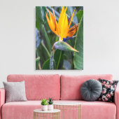 Bird of Paradise Blume Blick Leinwand drucksvoll (Insitu (Wohnzimmer))