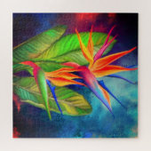 Bird of Paradise Blume Puzzle Strelitzia Malerei (Horizontal)