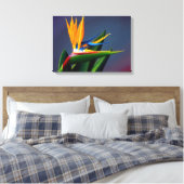 Bird of Paradise Canvas Print Leinwanddruck (Insitu (Schlafzimmer))