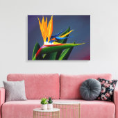 Bird of Paradise Canvas Print Leinwanddruck (Insitu (Wohnzimmer))