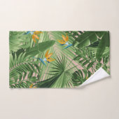 Bird of Paradise Dschungel Blätter Traum 2 Badhandtuch Set (Handtuch)