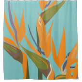 Bird of Paradise Duschvorhang (Vorderseite)