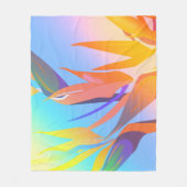 Bird of Paradise Fleece Blanket (Vorderseite)