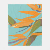 Bird of Paradise Fleece Blanket (Vorderseite)