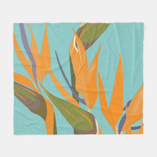Bird of Paradise Fleece Blanket