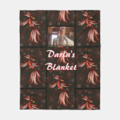 Bird of Paradise Fleecedecke (Vorderseite)