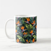 Bird of Paradise Flower Pattern Kaffeetasse (Links)