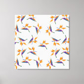 Bird of paradise flower pattern leinwanddruck (Vorderseite)