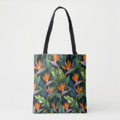 Bird of Paradise Flower Pattern Tasche (Vorderseite)