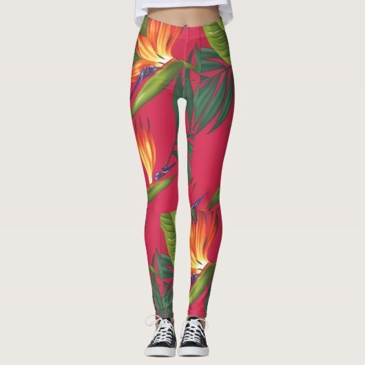 Bird of paradise Leggings (Vorderseite)
