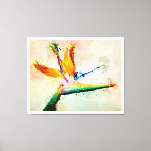 Bird of Paradise Leinwanddruck (Vorderseite)