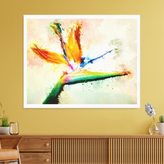 Bird of Paradise Leinwanddruck (Insitu (Wohnzimmer))
