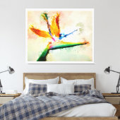Bird of Paradise Leinwanddruck (Insitu (Schlafzimmer))