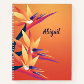 Bird-of-Paradise-Notebook Notizbuch (Vorderseite)