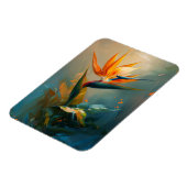 Bird of Paradise Oil Painting Flexible Magnet (Linke Seite)