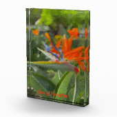 Bird of Paradise Oil Painting Fotoblock (Rechts)