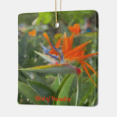 Bird of Paradise Oil Painting Keramikornament (Links)
