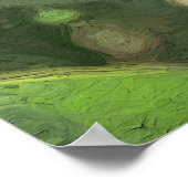 Bird of Paradise Oil Painting Poster (Ecke)