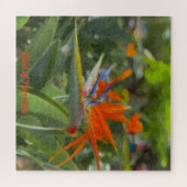 Bird of Paradise Oil Painting Puzzle (Horizontal)