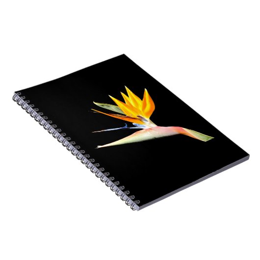 Bird of Paradise Pflanze Spiral Notebook Notizblock (Rechte Seite)
