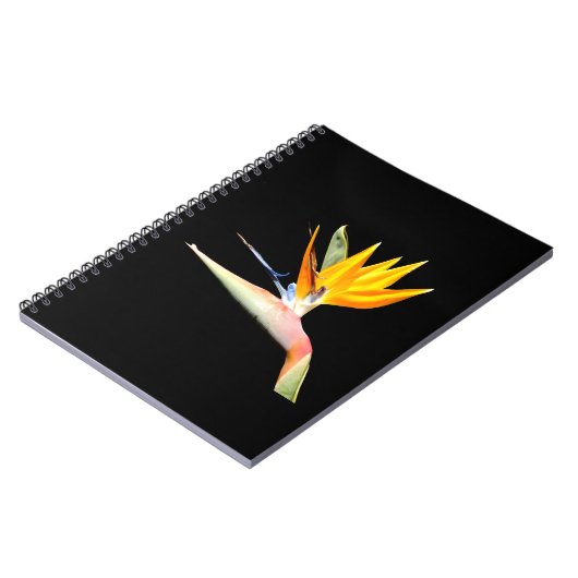 Bird of Paradise Pflanze Spiral Notebook Notizblock (Linke Seite)