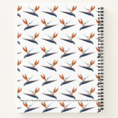 Bird of Paradise Spiral Notebook Notizblock (Rückseite)