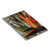 Bird of Paradise Strelitzia Reginae Acrylic Painti Notizblock (Rechte Seite)