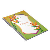 Bird of Paradise Tropical Floral Notebook Journal Notizblock (Rechte Seite)