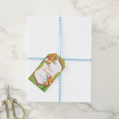 Bird of Paradise Tropical Party Geschenkmarke Geschenkanhänger (Mit Garn)